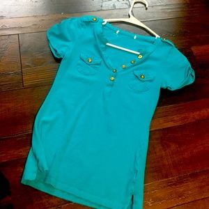 Turquoise T-shirt